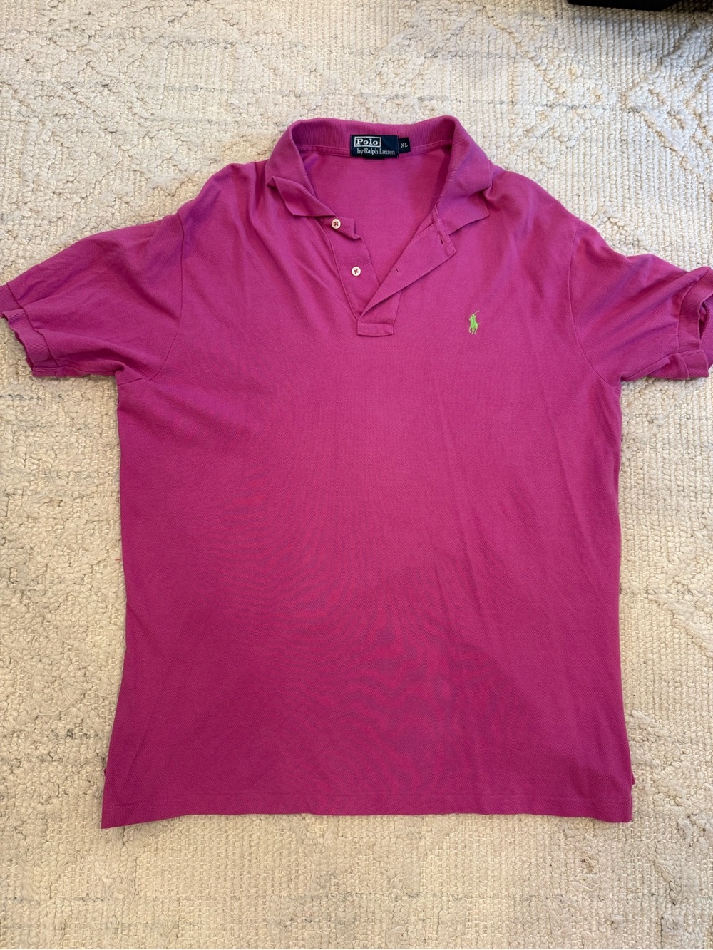 Polo Ralph Lauren Men's Polo Shirt, Size XL, Pink
